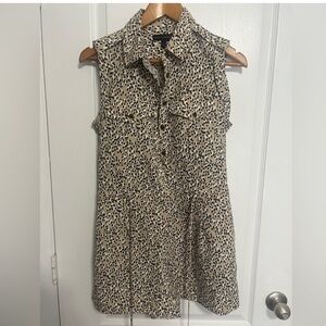 NWT Banana Republic Leopard Print Sleeveless Romper
